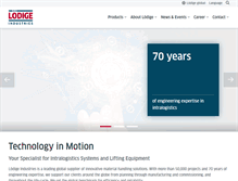 Tablet Screenshot of lodige.com